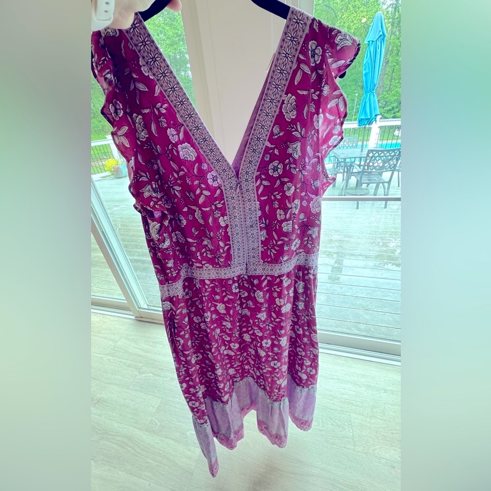 Loft floral cotton dress flowers 🌸
